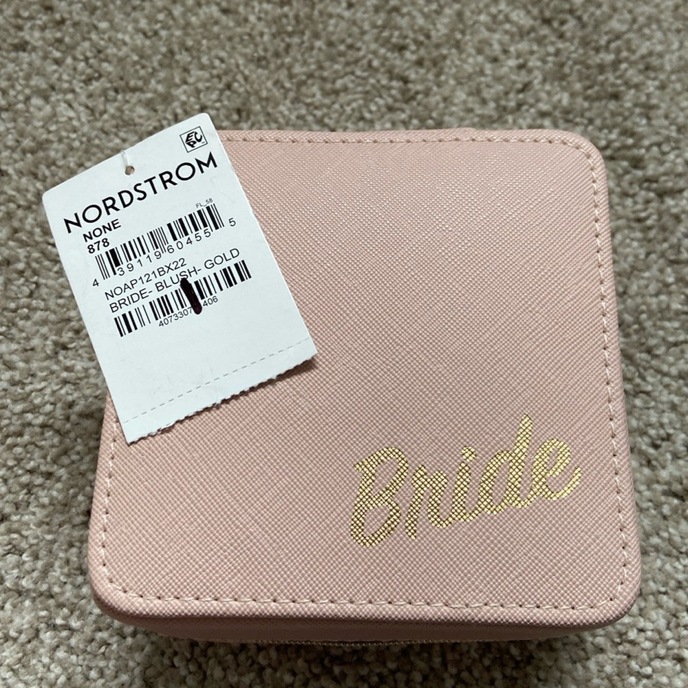 NWT Nordstrom Bride Travel Jewelry Box